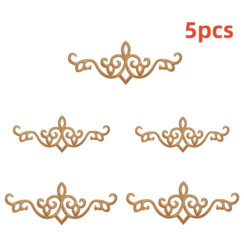 Embroidery Meaning - 5 Stück gemusterte, bestickte Stoffaufnäher zum