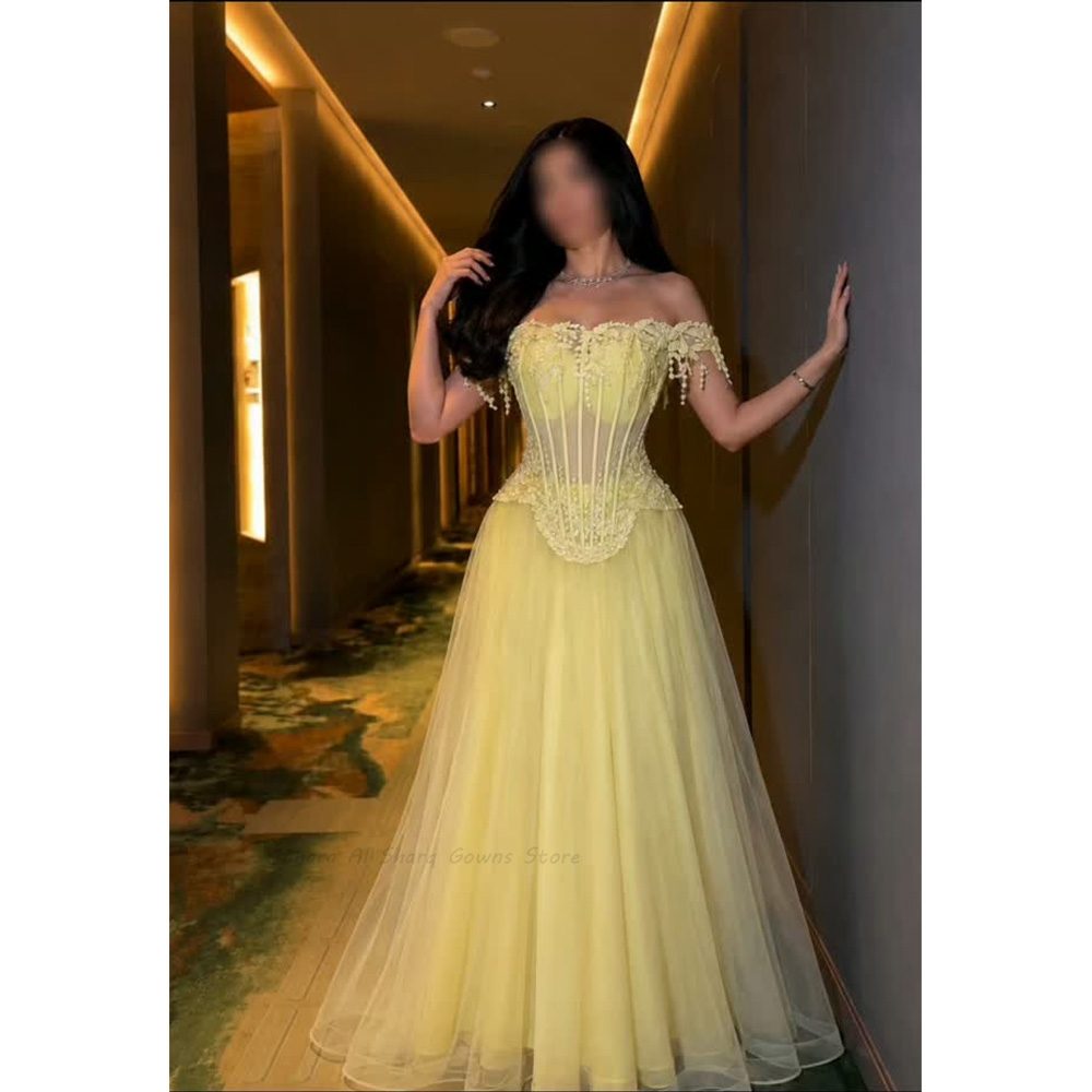 Blassgelbe Abendkleider, schul – Embroidery Yellow Dress Bewertung und Preis