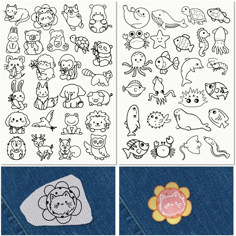 50 Stück Meerestiere, wasserlö – Embroidery Meaning Bewertung und Preis