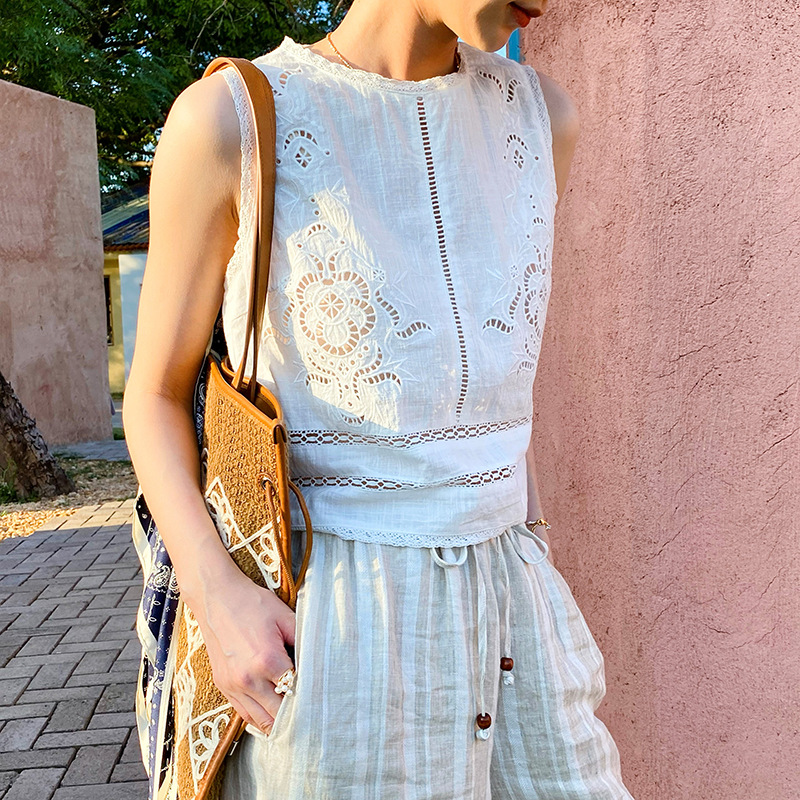 Französisches Designer Boho We – Embroidery Cotton Shirt Bewertung und Preis