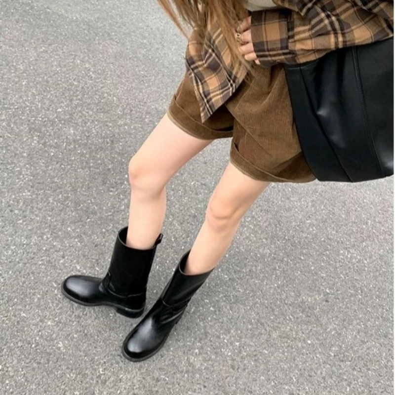 Damen-Stiefeletten mit runder  – Embroidery Garments Bewertung und Preis