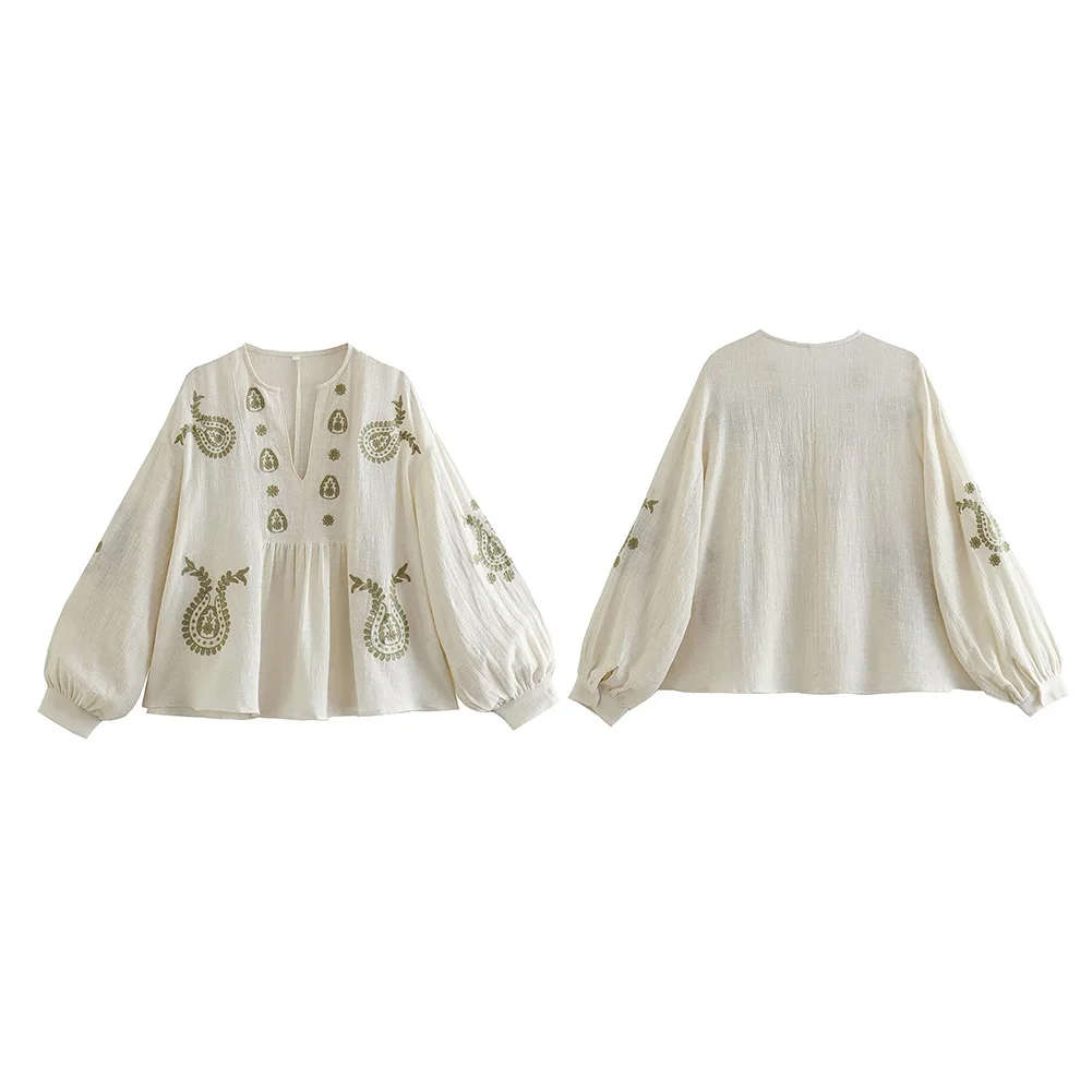 Neues, lockeres Baumwoll-Stick – Embroidery Cotton Shirt Bewertung und Preis