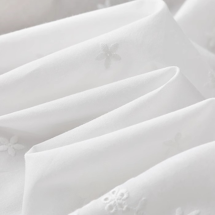 1 Yard hohler Blumen-Baumwolls – Embroidery Cotton Shirt Bewertung und Preis