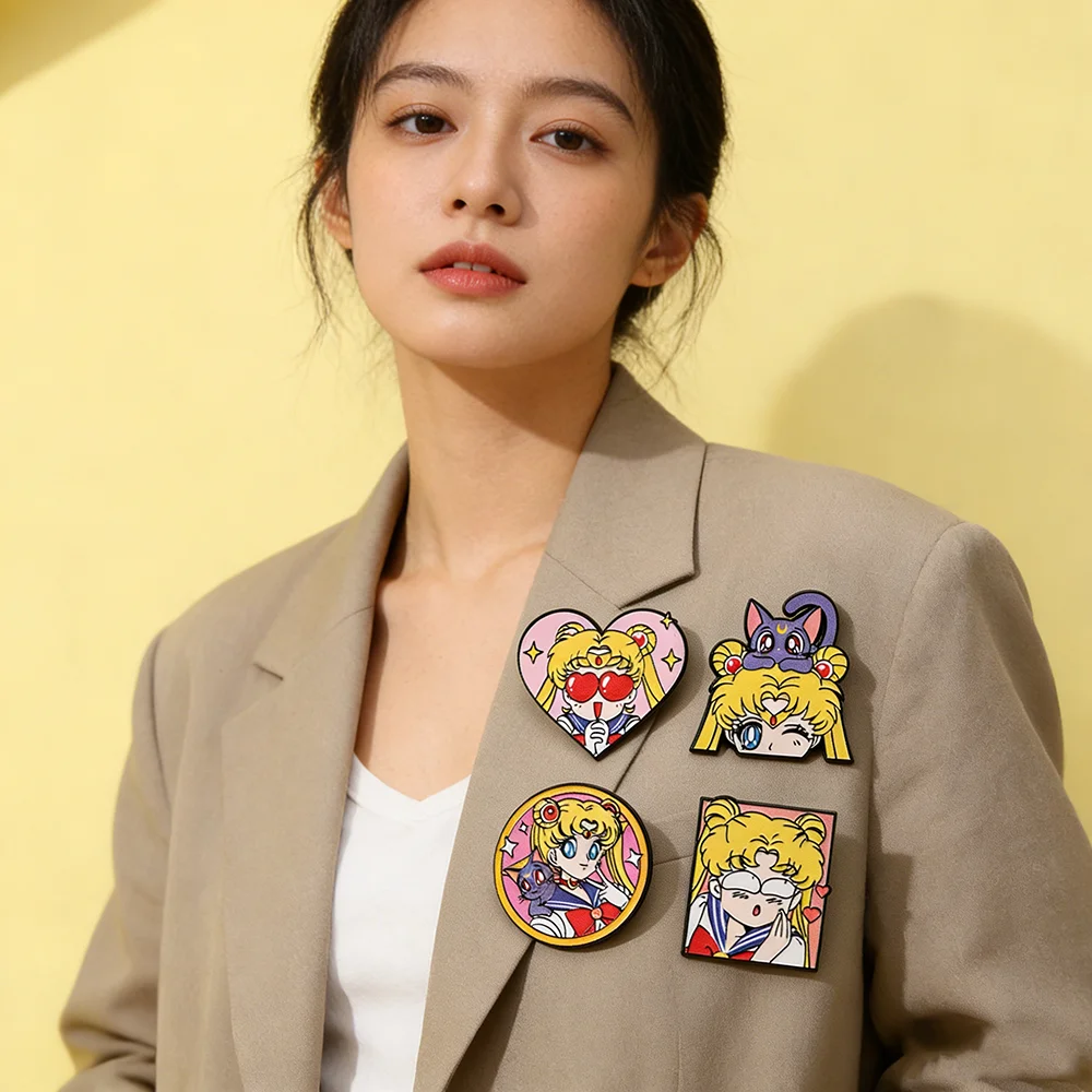 4 Stück Sailor Moon Herzförmig – Embroidery Reddit Bewertung und Preis
