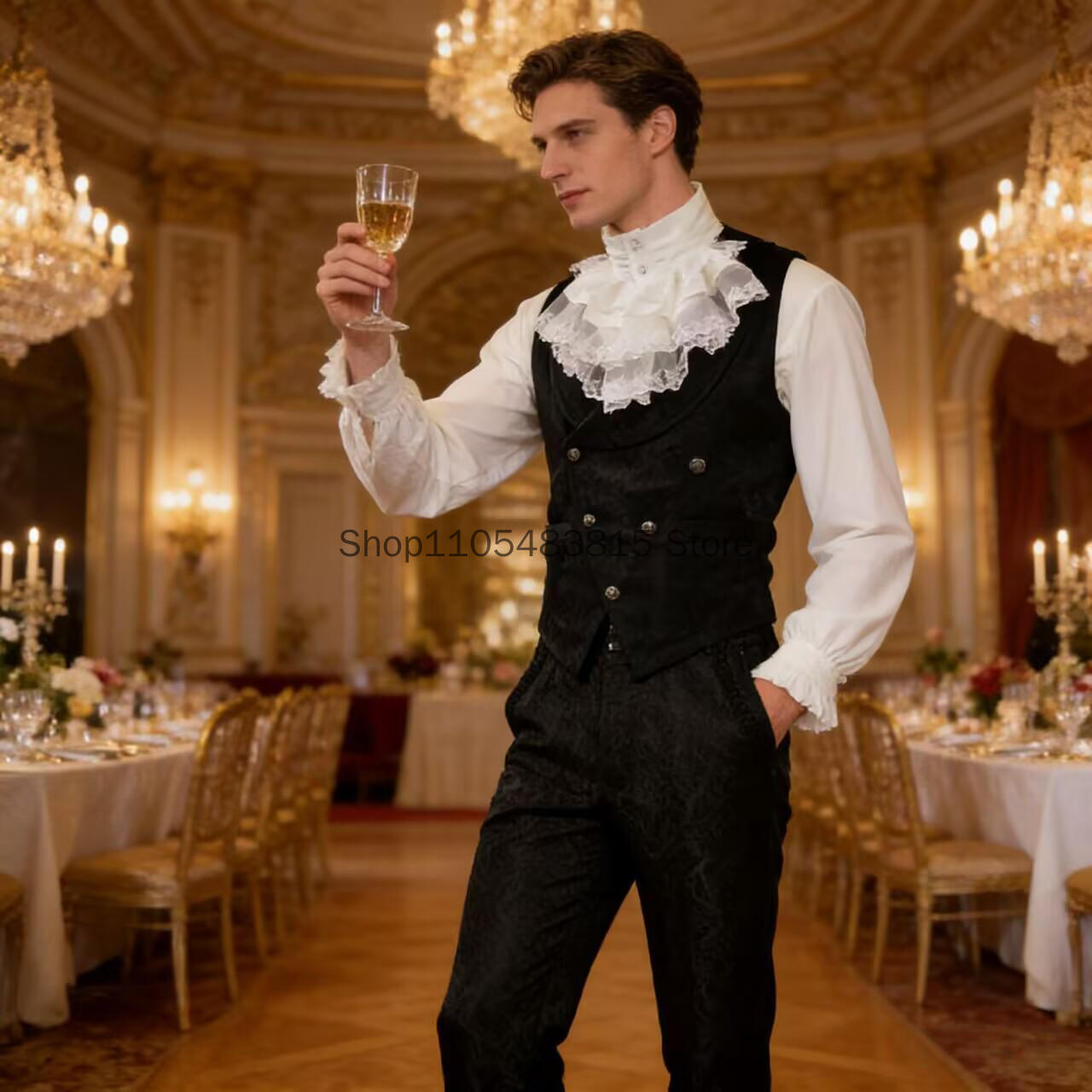 Mittelalterliche Herren-Weste  – Embroidery Online Bewertung und Preis